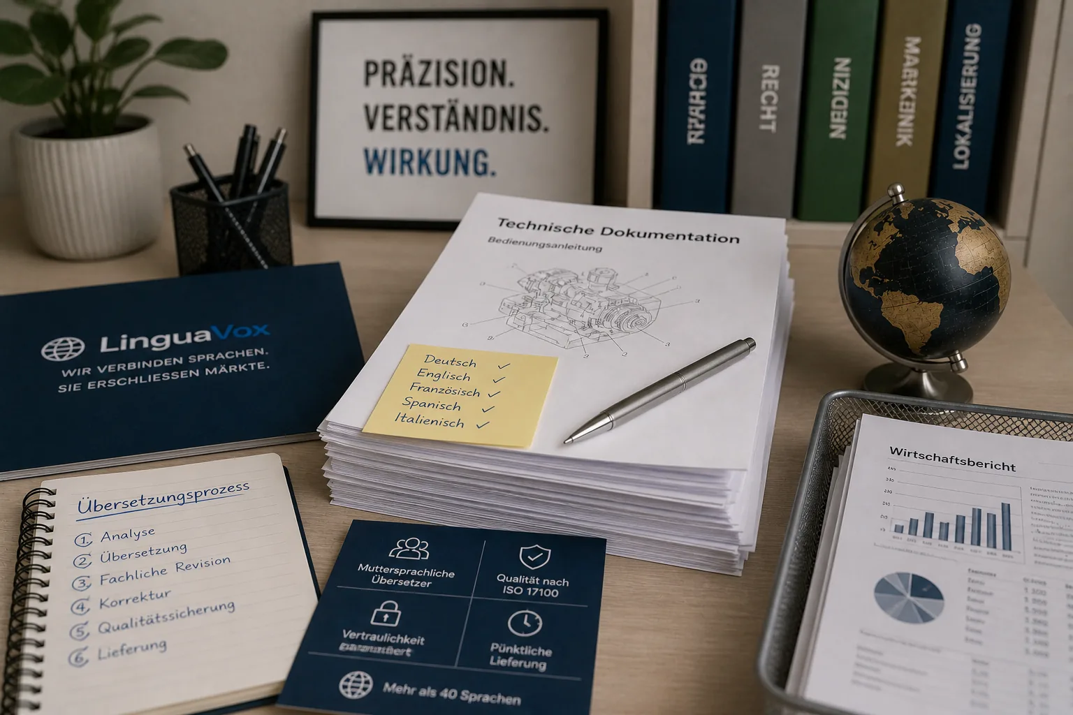 Qualitätsprozess für Fachübersetzungen